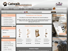 Tablet Screenshot of catwalk-kratzbaeume.de